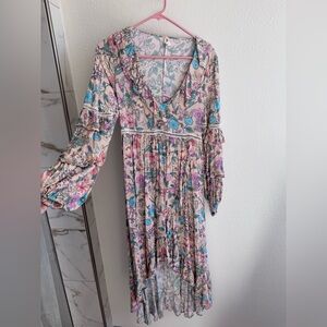 Spell Sayulita Frill Dress Size S
